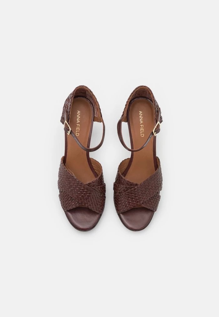 Sandale ANNA FIELD Anna Field Cuir Marron Femme | UBP-3734913